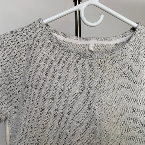 Lou & Grey tweed top — super soft short sleeved dolman sweater — XS - Picture 3 of 8
